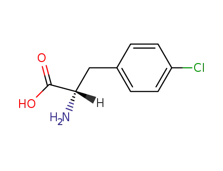 Molecular Structure of 14173-39-8 (L-4-Chlorophenylalanine)