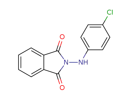 Molecular Structure of 107940-74-9 (2-(4-CHLOROANILINO)-1H-ISOINDOLE-1,3(2H)-DIONE)