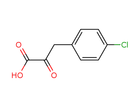 Molecular Structure of 3617-01-4 (3-(4-CHLOROPHENYL)-2-OXOPROPANOIC ACID)