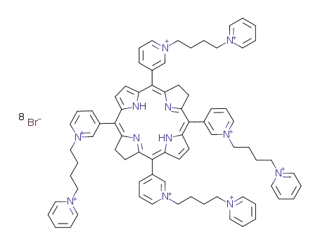 meso-tetrakis[1-(4′-pyridiniobutyl)-3-pyridyl]bacteriochlorin octabromide