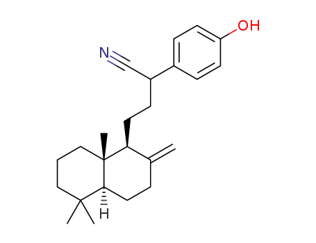 13-(4-hydroxybenzyl)-15,16-bisnorlabda-8(17)-en-14-nitrile