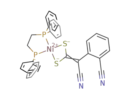 [Ni(1,2-bis(diphenylphosphino)ethane)(2-cyanobenzylcyanidedithiolate)]