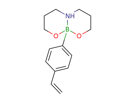 10-(4-vinylphenyl)octahydro-[1,3,2]oxazaborinino[2,3-b][1,3,2]oxazaborinin-5-ium-10-uide