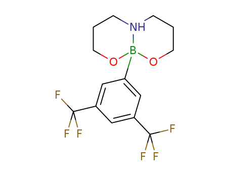 10-(3,5-bis(trifluoromethyl)phenyl)octahydro-[1,3,2]oxazaborinino[2,3-b][1,3,2]oxazaborinin-5-ium-10-uide