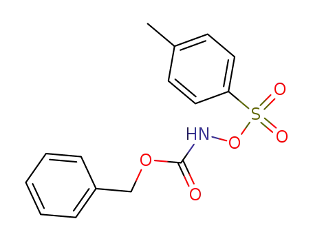 Molecular Structure of 64420-86-6 (Carbamic acid, [[(4-methylphenyl)sulfonyl]oxy]-, phenylmethyl ester)