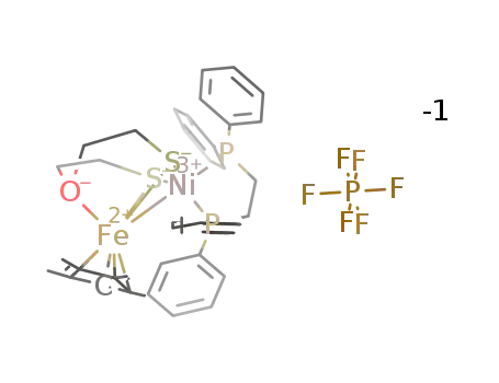 C40H47FeNiOP2S2(1+)*F6P(1-)