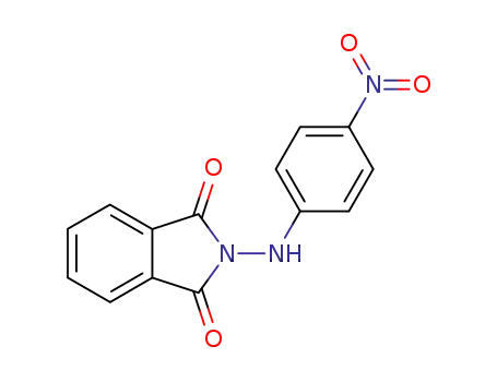 Molecular Structure of 100873-75-4 (1H-Isoindole-1,3(2H)-dione, 2-[(4-nitrophenyl)amino]-)