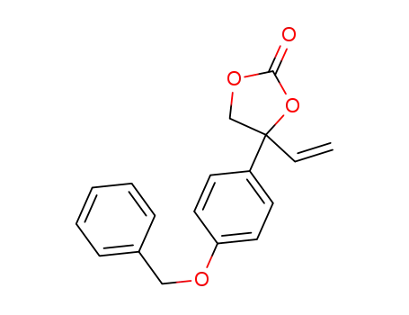 4-(4-(benzyloxy)phenyl)-4-vinyl-1,3-dioxolan-2-one