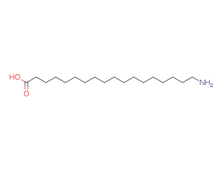 Molecular Structure of 17437-24-0 (Octadecanoic acid, 18-amino-)