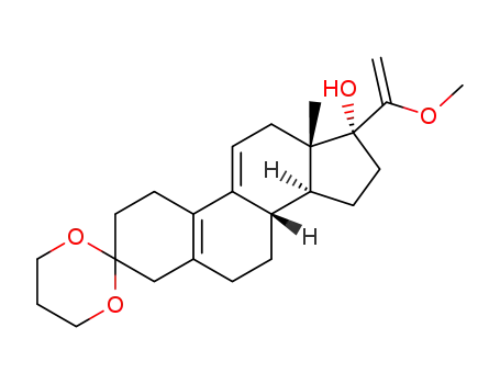 3,3-(propylenedioxy)-17α-hydroxy-20-methoxy-19-norpregna-5(10),9(11),20-triene.