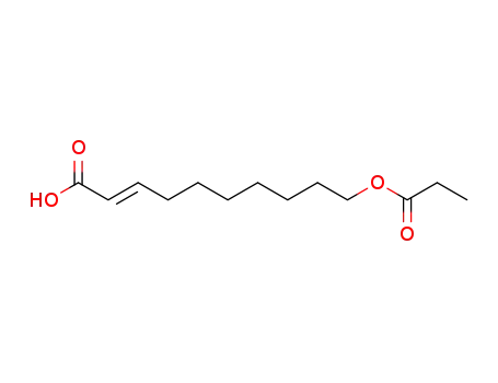 (E)-10-propionyloxy-2-decenoic acid