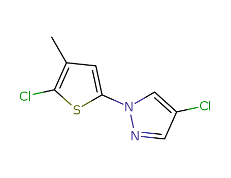 4-chloro-1-(5-chloro-4-methylthiophen-2-yl)-1H-pyrazole