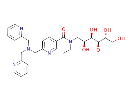 6-((bis(pyridin-2-ylmethyl)amino)methyl)-N-ethyl-N-((2S,3R,4R,5R)-2,3,4,5,6-pentahydroxyhexyl)nicotinamide
