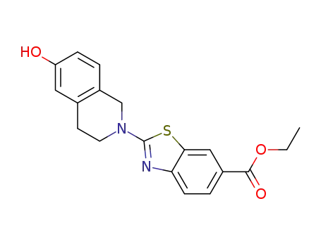 ethyl 2-(6-hydroxy-3,4-dihydroisoquinolin-2(1H)-yl)benzo[d]thiazole-6-carboxylate