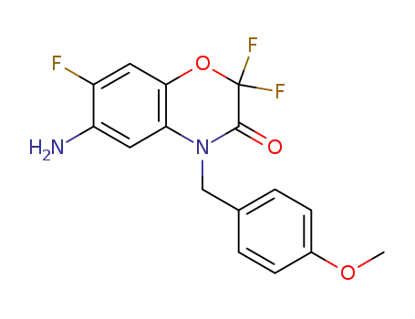 6-amino-2,2,7-trifluoro-4-(4-methoxybenzyl)-2H-benzo[b][1,4]oxazine-3(4H)-one