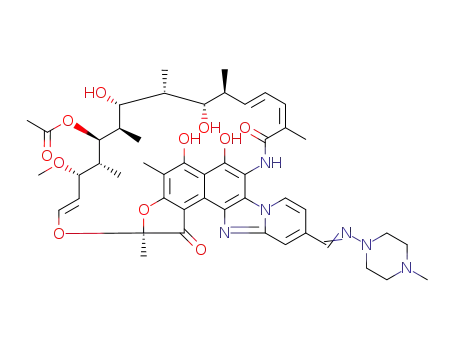 4'-[(4-methyl-1-piperazinyl)iminomethyl]-4-desoxypyrido[1',2'-1,2]imidazo[5,4-c]rifamycin SV