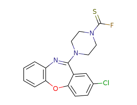 4-(2-chlorodibenzo[b,f][1,4]oxazepin-11-yl)piperazine-1-carbothioyl fluoride