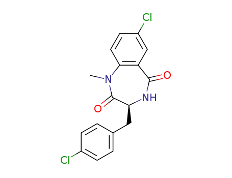 (S)-7-chloro-3-(4-chlorobenzyl)-1-methyl-3,4-dihydro-1H-benzo[e][1,4]diazepine-2,5-dione