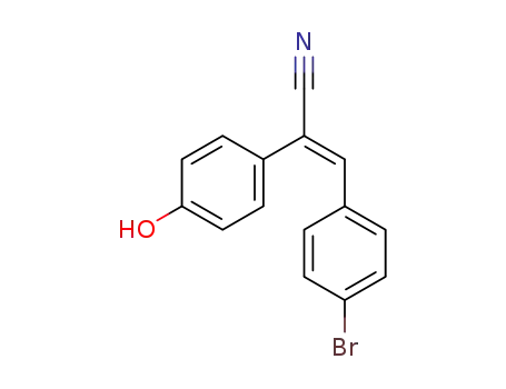 (E)-3-(4-bromophenyl)-2-(4-hydroxyphenyl)acrylonitrile
