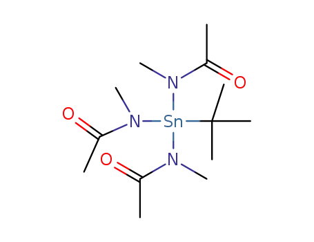 t-butyltris(N-methylacetamido)tin(IV)