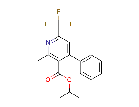 isopropyl 2-methyl-4-phenyl-6-(trifluoromethyl)nicotinate