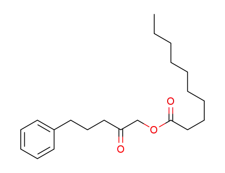 2-oxo-5-phenylpentyl decanoate