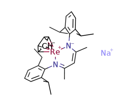 Na[Re(η5-Cp)(N,N′-bis(2,6-diisopropylphenyl)-3,5-dimethyl-β-diketiminate)]