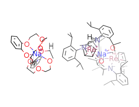 [(benzo-12-crown-4)2Na]{Na[(OC)Re(η5-Cp)(N,N′-bis(2,6-diisopropylphenyl)-3,5-dimethyl-β-diketiminate)]2}