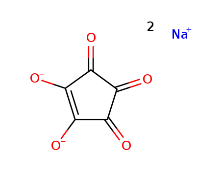 Molecular Structure of 14379-00-1 (CROCONIC ACID, DISODIUM SALT)