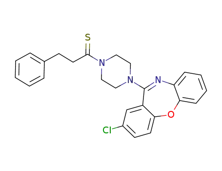 1-(4-(2-chlorodibenzo[b,f][1,4]oxazepin-11-yl)piperazin-1-yl)-3-phenylpropane-1-thione