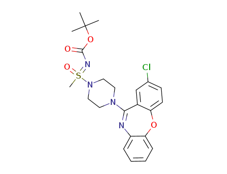 tert-butyl ((4-(2-chlorodibenzo[b,f][1,4]oxazepin-11-yl)piperazin-1-yl)(methyl)(oxo)-λ6-sulfaneylidene)carbamate