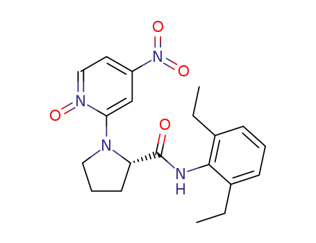 (S)-2-(2-((2,6-diethylphenyl)carbamoyl)pyrrolidin-1-yl)-4-nitropyridine 1-oxide