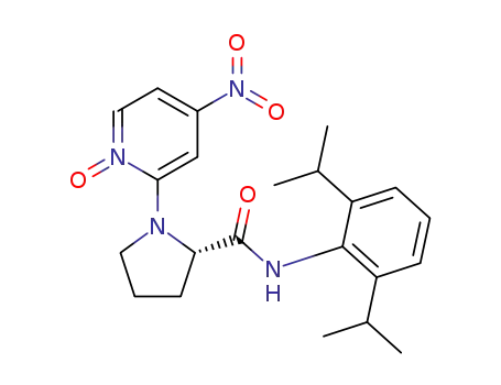(S)-2-(2-((2,6-diisopropylphenyl)carbamoyl)pyrrolidin-1-yl)-4-nitropyridine 1-oxide