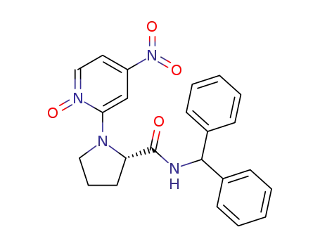 (S)-2-(2-(benzhydrylcarbamoyl)pyrrolidin-1-yl)-4-nitropyridine 1-oxide