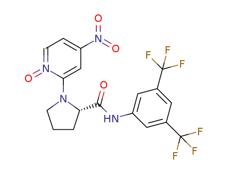 (S)-2-(2-((3,5-bis(trifluoromethyl)phenyl)carbamoyl)pyrrolidin-1-yl)-4-nitropyridine 1-oxide