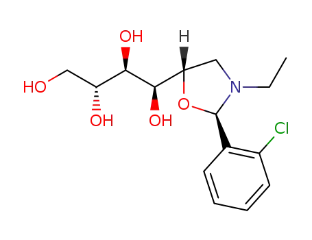 (2R,5S)-2-(2-chlorophenyl)-3-ethyl-5-(D-arabino-1,2,3,4-tetrahydroxybutyl)oxazolidine
