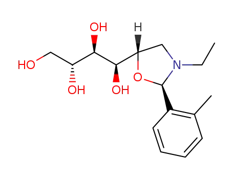 (2R,5S)-3-ethyl-2-(2-methylphenyl)-5-(D-arabino-1,2,3,4-tetrahydroxybutil)oxazolidine