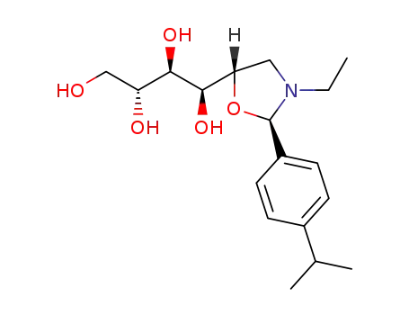 (2R,5S)-3-ethyl-2-(4-isopropylphenyl)-5-(D-arabino-1,2,3,4-tetrahydroxybutyl)oxazolidine