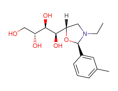 (2R,5S)-3-ethyl-2-(3-methylphenyl)-5-(D-arabino-1,2,3,4-tetrahydroxybutyl)oxazolidine
