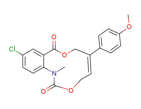 (Z)-11-chloro-6-(4-methoxyphenyl)-1-methyl-4,7-dihydro-2H-benzo[d][1,7]dioxa[3]azacycloundecine-2,9(1H)-dione