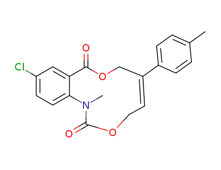 (Z)-11-chloro-1-methyl-6-(p-tolyl)-4,7-dihydro-2H-benzo[d][1,7]dioxa[3]azacycloundecine-2,9(1H)-dione
