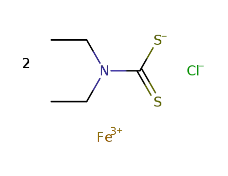 chlorobis(N,N-diethyldithiocarbamato)iron(III)