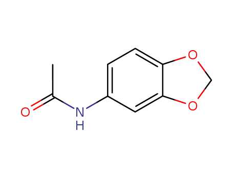 Molecular Structure of 13067-19-1 (3',4'-METHYLENEDIOXYACETANILIDE)