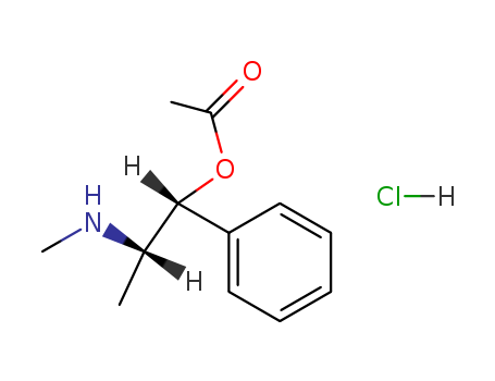 Benzenemethanol, a-[(1S)-1-(methylamino)ethyl]-,acetate (ester), hydrochloride, (aR)- (9CI) CAS NO.14383-62-1