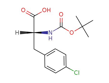 Molecular Structure of 57292-44-1 (BOC-D-4-Chlorophe)