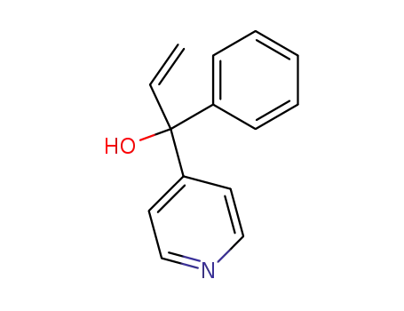 1-phenyl-1-(pyridin-4-yl)prop-2-en-1-ol