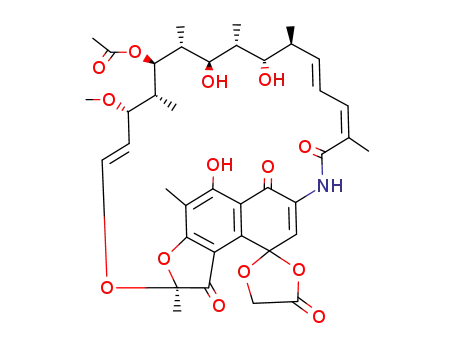 Molecular Structure of 14487-05-9 (Rifamycin O)