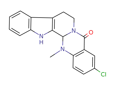 3-chloro-14-methyl-8,13,13b,14-tetrahydro-7H-indolo[2',3':3,4]pyrido[2,1-b]quinazolin-5-one