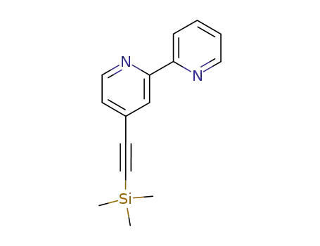 4-<2-(trimethylsilyl)-1-ethynyl>-2,2'-bipyridine