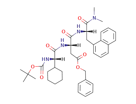 Boc-Chg-Asp(OBzl)-1Nal-N(CH3)2
